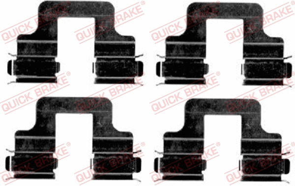 Accessory Kit, disc brake pad (109-1606)