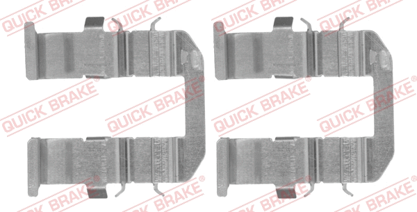 Accessory Kit, disc brake pad (109-1758-1)