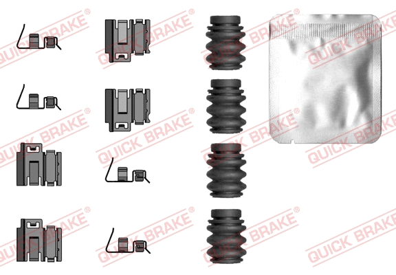 Accessory Kit, disc brake pad (109-0119)