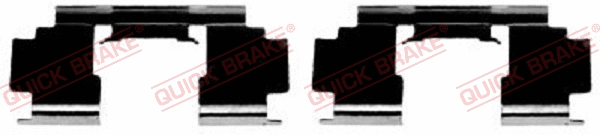 Accessory Kit, disc brake pad (109-1276-1)