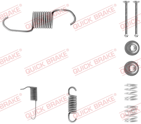Accessory Kit, brake shoes (105-0696-1L)