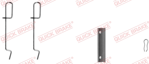 Accessory Kit, disc brake pad (109-1125-1)