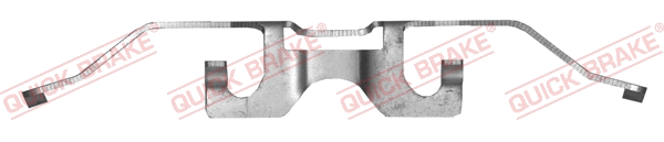 Accessory Kit, disc brake pad (109-0044R-1)