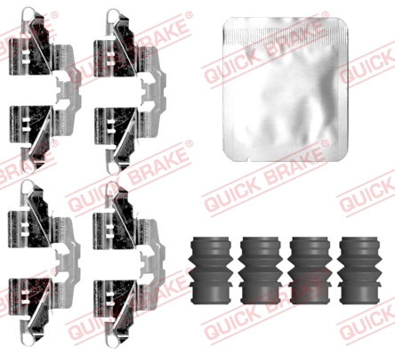 Accessory Kit, disc brake pad (109-0161)