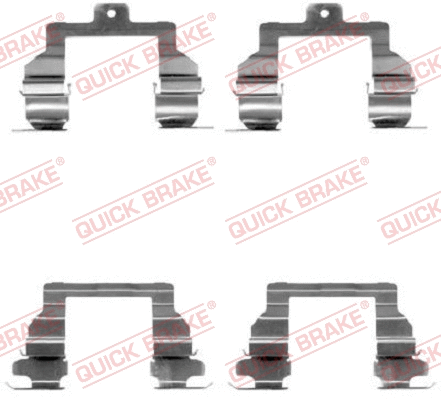Accessory Kit, disc brake pad (109-1291)