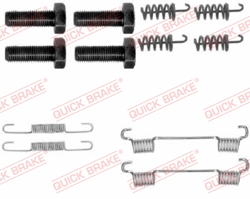 Accessory Kit, parking brake shoes (105-0865)