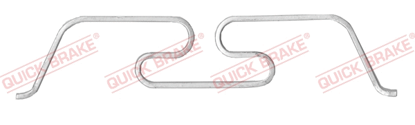 Accessory Kit, disc brake pad (109-0050R-1)