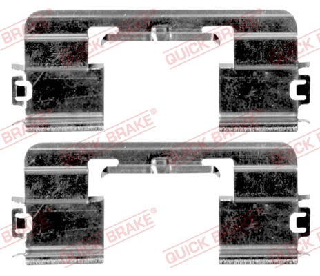 Accessory Kit, disc brake pad (109-1875R-1)