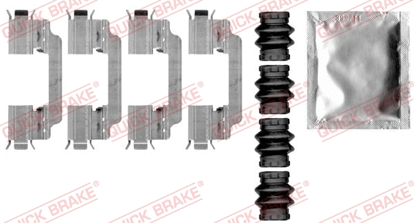Accessory Kit, disc brake pad (109-0010)