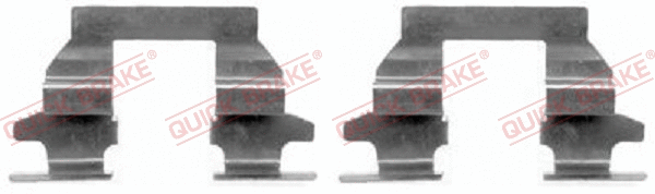 Accessory Kit, disc brake pad (109-1625-1)