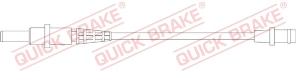 Warning Contact, brake pad wear (WS 0206 A)