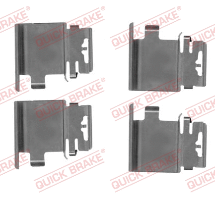 Accessory Kit, disc brake pad (109-0036R-1)