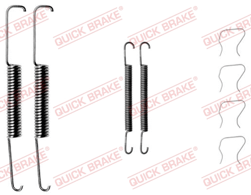 Accessory Kit, brake shoes (105-0508)
