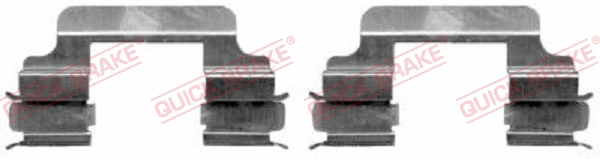 Accessory Kit, disc brake pad (109-1231-1)