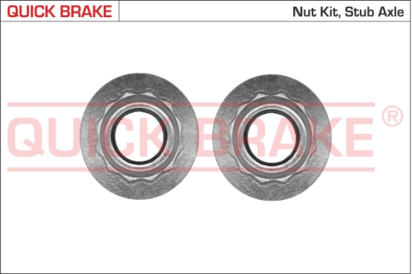 Nut, stub axle (9810K)