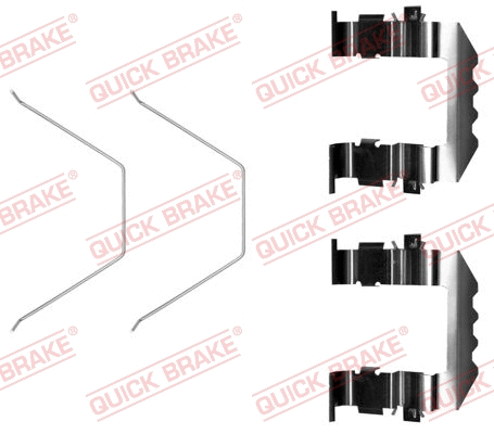 Accessory Kit, disc brake pad (109-0018-1)