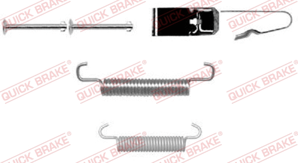 Accessory Kit, parking brake shoes (105-0890-1)