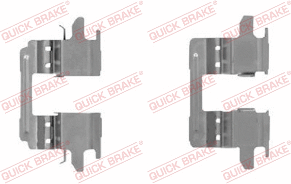 Accessory Kit, disc brake pad (109-0005R-1)