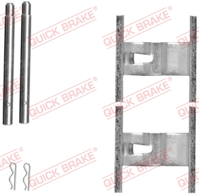 Accessory Kit, disc brake pad (109-1660)
