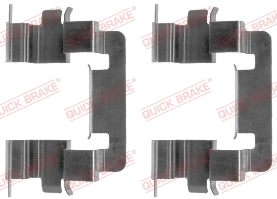 Accessory Kit, disc brake pad (109-1278-1)