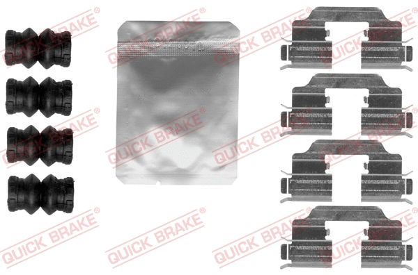 Accessory Kit, disc brake pad (109-1832)