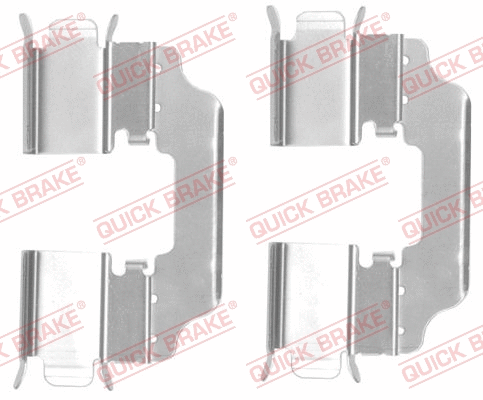 Accessory Kit, disc brake pad (109-1770-1)
