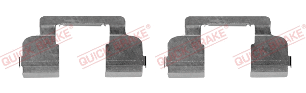 Accessory Kit, disc brake pad (109-1698-1)