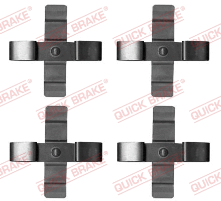 Accessory Kit, disc brake pad (109-1899)