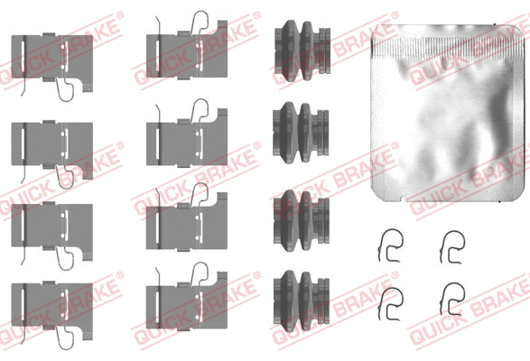 Accessory Kit, disc brake pad (109-0084)