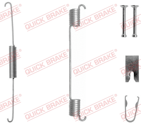 Accessory Kit, brake shoes (105-0781-1)