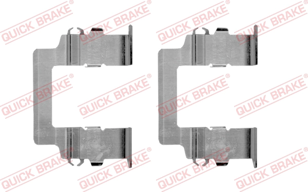 Accessory Kit, disc brake pad (109-1161-1)