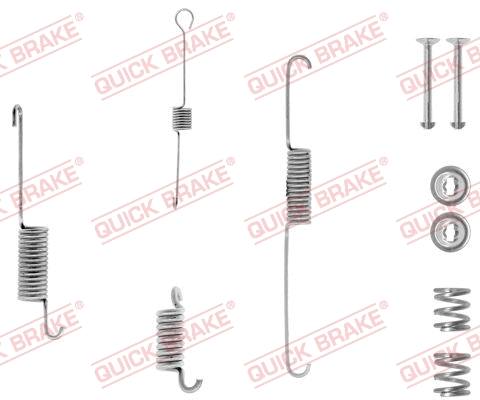 Accessory Kit, brake shoes (105-0615-1R)