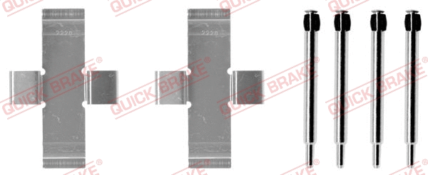 Accessory Kit, disc brake pad (109-0913)