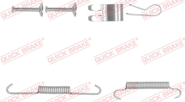 Accessory Kit, parking brake shoes (105-0013-1)