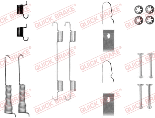 Accessory Kit, brake shoes (105-0800)