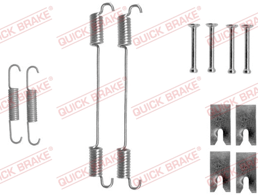 Accessory Kit, brake shoes (105-0862)