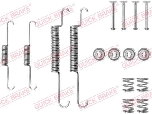 Accessory Kit, brake shoes (105-0556)