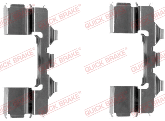Accessory Kit, disc brake pad (109-1104-1)