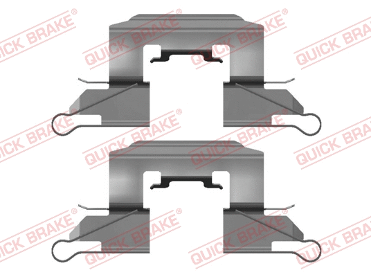 Accessory Kit, disc brake pad (109-0139R-1)