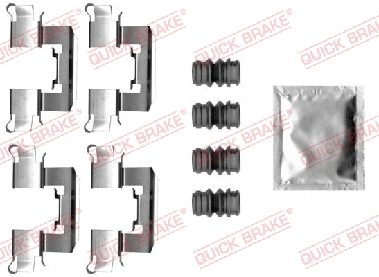 Accessory Kit, disc brake pad (109-0062)