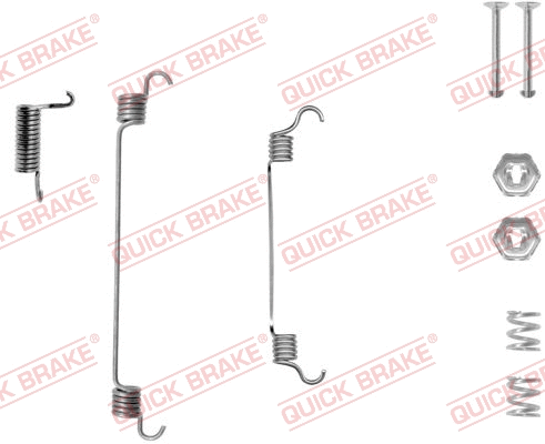 Accessory Kit, brake shoes (105-0737-1L)