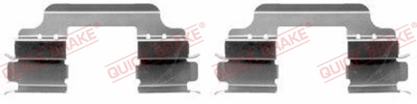 Accessory Kit, disc brake pad (109-1648-1)