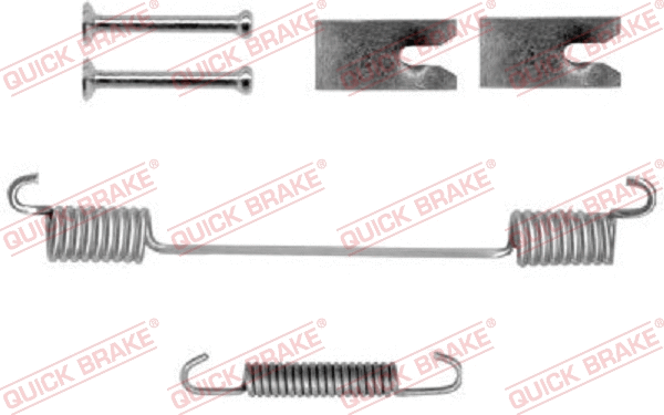 Accessory Kit, brake shoes (105-0836-1)