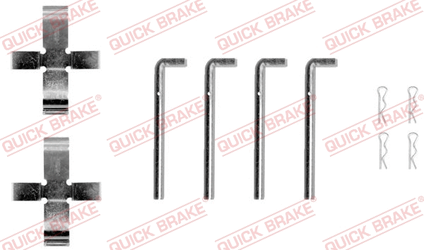 Accessory Kit, disc brake pad (109-0968)