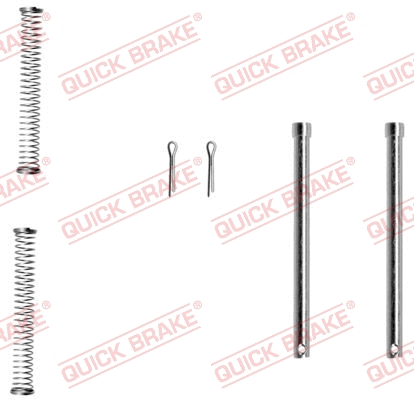 Accessory Kit, disc brake pad (109-1128-1)