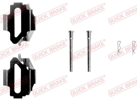 Accessory Kit, disc brake pad (109-1168)