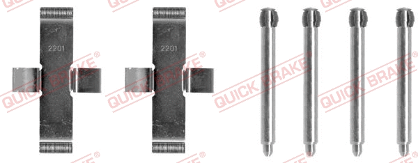 Accessory Kit, disc brake pad (109-1037)