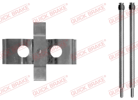 Accessory Kit, disc brake pad (109-1611-1)