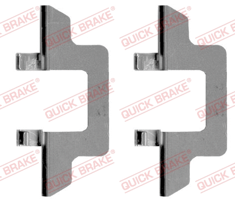 Accessory Kit, disc brake pad (109-1242-1)