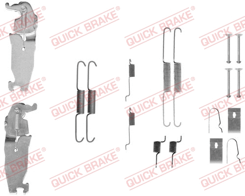 Accessory Kit, brake shoes (105-0811S)